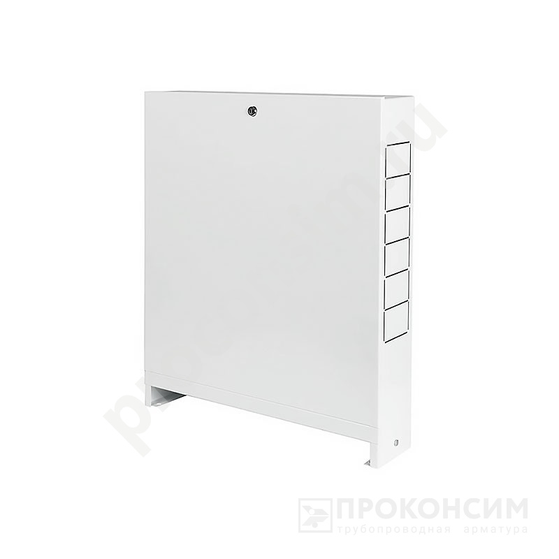 Цена по запросу.  Под заказ. Шкаф распределительный коллекторный Varmega VM35521 ШРНГ-1, на 4-5 выходов, 652х150х457 мм наружный глубокий (930419021) со склада Проконсим в Москве